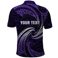 Manua Segaula American Samoa High School Personalized Polo Shirt Polynesian Wave Style
