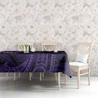 Manua Segaula American Samoa High School Personalized Tablecloth Polynesian Wave Style