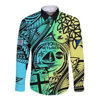 personalised-malampa-fiji-day-long-sleeve-button-shirt-vanuatu-sand-drawing-with-polynesian-pattern