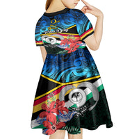 torba-vanuatu-kid-short-sleeve-dress-sand-drawing-with-polynesian-pattern