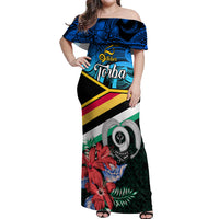 personalised-torba-vanuatu-off-shoulder-maxi-dress-sand-drawing-with-polynesian-pattern