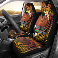 Melanesian Papua New Guinea Car Seat Cover Plumeria Bird of Paradise Tribal LT9 - Polynesian Pride