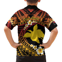 Melanesian Papua New Guinea Hawaiian Shirt Plumeria Bird of Paradise Tribal LT9 - Polynesian Pride