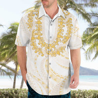 Aloha Lei Onaona Hawaiian Shirt Beige Hawaiian Tribal Pattern