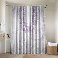 Aloha Lei Onaona Bathroom Set Purple Hawaiian Tribal Pattern - Polynesian Pride