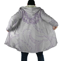 Aloha Lei Onaona Cloak Purple Hawaiian Tribal Pattern - Polynesian Pride