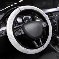 Aloha Lei Onaona Steering Wheel Cover Purple Hawaiian Tribal Pattern