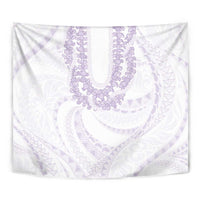 Aloha Lei Onaona Tapestry Purple Hawaiian Tribal Pattern