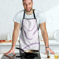 Aloha Lei Mikioi Apron Purple Polynesian Tribal Tatau Pattern - Polynesian Pride