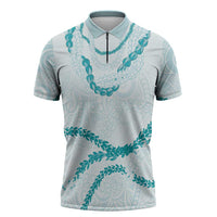 Aloha Lei Mikioi Zipper Polo Shirt Aloha Lei Mikioi - Polynesian Pride