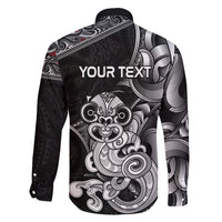 Personalised New Zealand Potae Pango Cricket Family Matching Off Shoulder Short Dress and Hawaiian Shirt Special Maori Hei Tiki Tribal Tattoo LT9 - Polynesian Pride