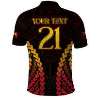 Custom Papua New Guinea Cricket Polo Shirt Go Barramundis