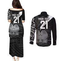 Custom Papua New Guinea Cricket Couples Matching Puletasi and Long Sleeve Button Shirt Tribal Bird of Paradise Tattoo LT9 - Polynesian Pride