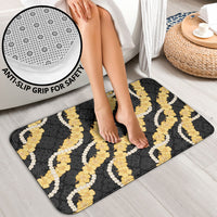 Aloha Melemele Hibiscus Pikake Lei Bathroom Set Hawaiian Quilt Pattern LT9 - Polynesian Pride