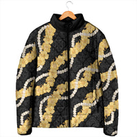 Aloha Melemele Hibiscus Pikake Lei Padded Jacket Hawaiian Quilt Pattern