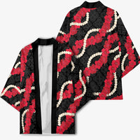 Aloha Ula'ula Hibiscus Pikake Lei Kimono Hawaiian Quilt Pattern