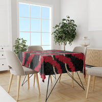 Aloha Ula'ula Hibiscus Pikake Lei Tablecloth Hawaiian Quilt Pattern LT9 - Polynesian Pride