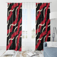 Aloha Ula'ula Hibiscus Pikake Lei Window Curtain Hawaiian Quilt Pattern