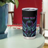 Personalised Your Story Isn't Over Tumbler Cup Suicide Prevention Awareness Semicolon Heart