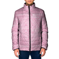 Custom New Zealand Basketball Indigenous Padded Jacket - Polynesian Pride