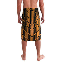 Custom Basketball New Zealand Lavalava Gold Maori Ta Moko Indigenous - Polynesian Pride