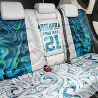 Custom New Zealand Aotearoa Back Car Seat Cover Maori Paua Shell Indigenous LT9 - Polynesian Pride