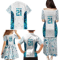 Custom New Zealand Aotearoa Family Matching Puletasi and Hawaiian Shirt Maori Paua Shell Indigenous LT9 - Polynesian Pride