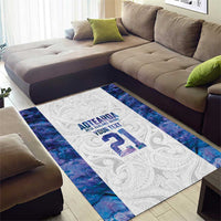 Custom New Zealand Aotearoa Area Rug Purple Maori Paua Shell Indigenous LT9 - Polynesian Pride