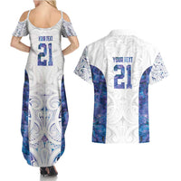 Custom New Zealand Aotearoa Couples Matching Summer Maxi Dress and Hawaiian Shirt Purple Maori Paua Shell Indigenous LT9 - Polynesian Pride