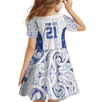 Custom New Zealand Aotearoa Family Matching Off Shoulder Short Dress and Hawaiian Shirt Purple Maori Paua Shell Indigenous LT9 - Polynesian Pride