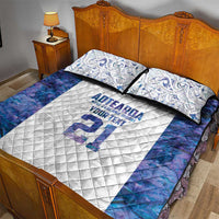 Custom New Zealand Aotearoa Quilt Bed Set Purple Maori Paua Shell Indigenous LT9 - Polynesian Pride