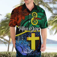 Tafea Day Hawaiian Shirt Vanuatu Sand Drawing With Polynesian Pattern LT9 - Polynesian Pride