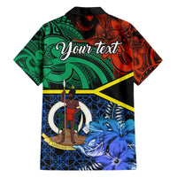 personalised-tafea-day-family-matching-long-sleeve-bodycon-dress-and-hawaiian-shirt-vanuatu-sand-drawing-with-polynesian-pattern