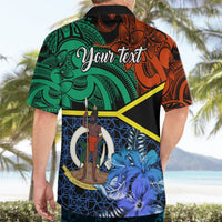 Personalised Tafea Day Hawaiian Shirt Vanuatu Sand Drawing With Polynesian Pattern LT9 - Polynesian Pride