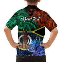 Personalised Tafea Day Hawaiian Shirt Vanuatu Sand Drawing With Polynesian Pattern LT9 - Polynesian Pride