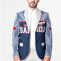 Custom Rugby Toa Samoa Blazer Samoa mo Samoa Island Warrior Pride - Polynesian Pride