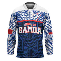 Custom Rugby Toa Samoa Hockey Jersey Samoa mo Samoa Island Warrior Pride - Polynesian Pride
