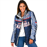Custom Rugby Toa Samoa Padded Jacket Samoa mo Samoa Island Warrior Pride - Polynesian Pride