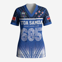 Toa Samoa 685 Scrub Top Uso Aso Uma For Life For Samoa - Polynesian Pride