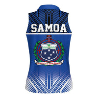 Toa Samoa 685 Women Sleeveless Polo Shirt Uso Aso Uma For Life For Samoa - Polynesian Pride