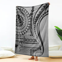 Samoa Siapo Arty Blanket Black Style LT9 Black - Polynesian Pride