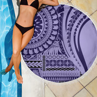 Samoa Siapo Arty Beach Blanket Purple Style LT9 - Polynesian Pride