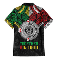 Aotearoa and Cook Islands Mo Te Tiriti Family Matching Mermaid Dress and Hawaiian Shirt New Zealand Honour The Treaty Ake!Ake!Ake! LT9 - Polynesian Pride