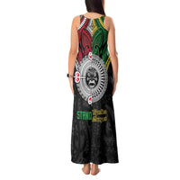 Aotearoa and Cook Islands Mo Te Tiriti Tank Maxi Dress New Zealand Honour The Treaty Ake!Ake!Ake! LT9 - Polynesian Pride