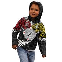 Aotearoa and Niue Mo Te Tiriti Kid Hoodie New Zealand Honour The Treaty Ake!Ake!Ake! LT9 - Polynesian Pride