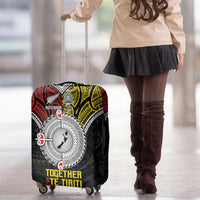 Aotearoa and Niue Mo Te Tiriti Luggage Cover New Zealand Honour The Treaty Ake!Ake!Ake! LT9 - Polynesian Pride
