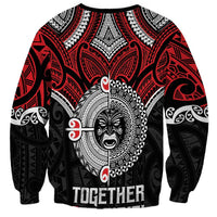 Aotearoa and Tonga Mo Te Tiriti Sweatshirt New Zealand Honour The Treaty Ake!Ake!Ake!