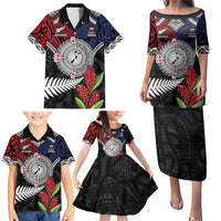 Aotearoa and Samoa Mo Te Tiriti Family Matching Puletasi and Hawaiian Shirt Tangata Moana Stand with Tangata Whenua LT9 - Polynesian Pride