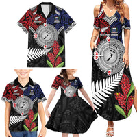 Aotearoa and Samoa Mo Te Tiriti Family Matching Summer Maxi Dress and Hawaiian Shirt Tangata Moana Stand with Tangata Whenua LT9 - Polynesian Pride