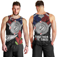 Aotearoa and Samoa Mo Te Tiriti Men Tank Top Tangata Moana Stand with Tangata Whenua LT9 - Polynesian Pride